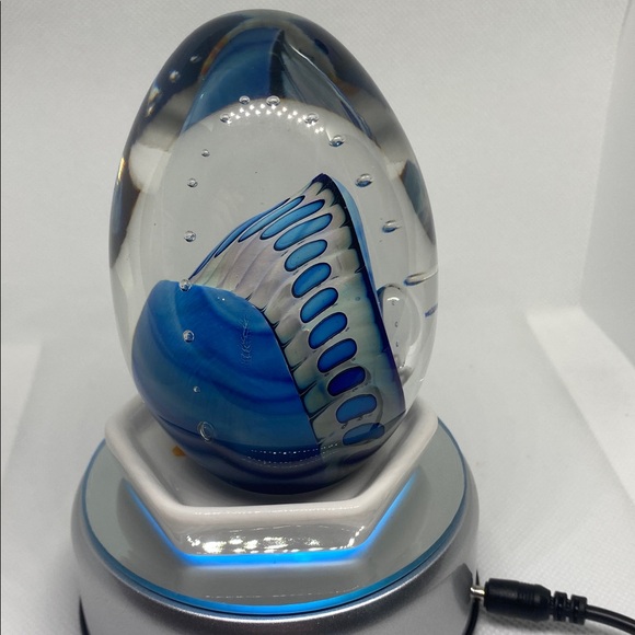 Vintage Glass Paperweight/Art Piece - Picture 2 of 7